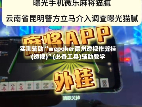 实测辅助“wepoker德州透视作弊挂(透视)”(必备工具)辅助教学-第1张图片