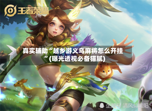 真实辅助“越乡游义乌麻将怎么开挂”(曝光透视必备猫腻)-第1张图片