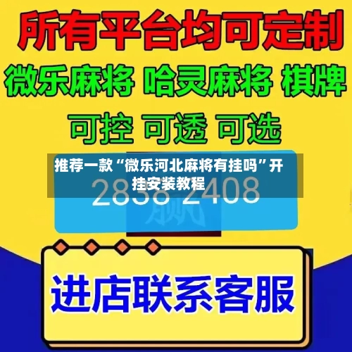 推荐一款“微乐河北麻将有挂吗”开挂安装教程-第1张图片
