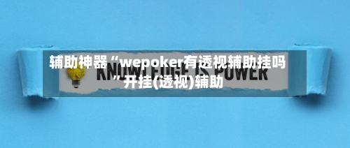 辅助神器“wepoker有透视辅助挂吗	”开挂(透视)辅助-第2张图片
