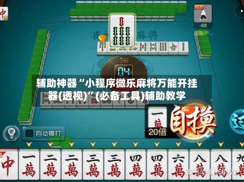 辅助神器“小程序微乐麻将万能开挂器(透视)”(必备工具)辅助教学-第1张图片