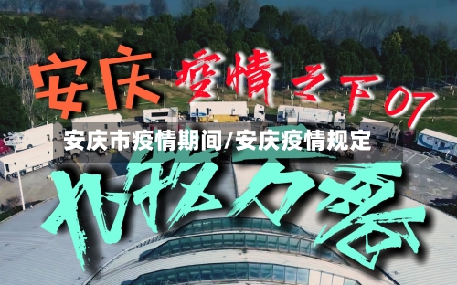 安庆市疫情期间/安庆疫情规定-第3张图片