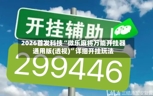 2026首发科技“微乐麻将万能开挂器通用版(透视)”详细开挂玩法-第3张图片