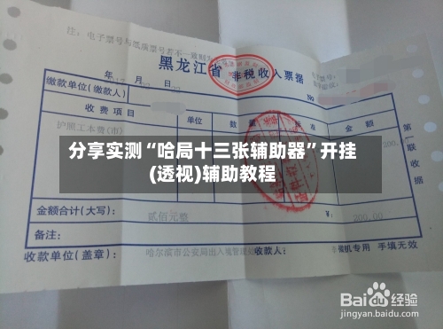 分享实测“哈局十三张辅助器	”开挂(透视)辅助教程-第1张图片