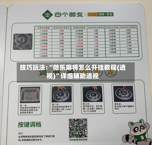 技巧玩法:“微乐麻将怎么开挂教程(透视)	”详细辅助透视-第1张图片