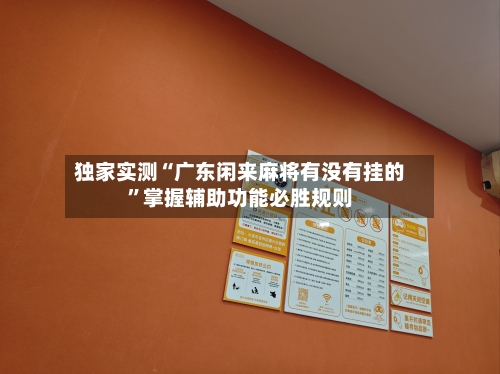 独家实测“广东闲来麻将有没有挂的	”掌握辅助功能必胜规则-第2张图片