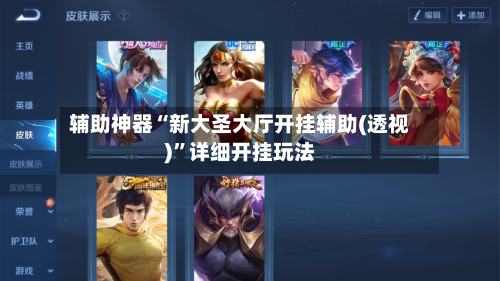 辅助神器“新大圣大厅开挂辅助(透视)”详细开挂玩法-第2张图片