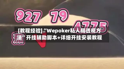 [教程经验]“Wepoker私人局透视方法	”开挂辅助脚本+详细开挂安装教程-第1张图片