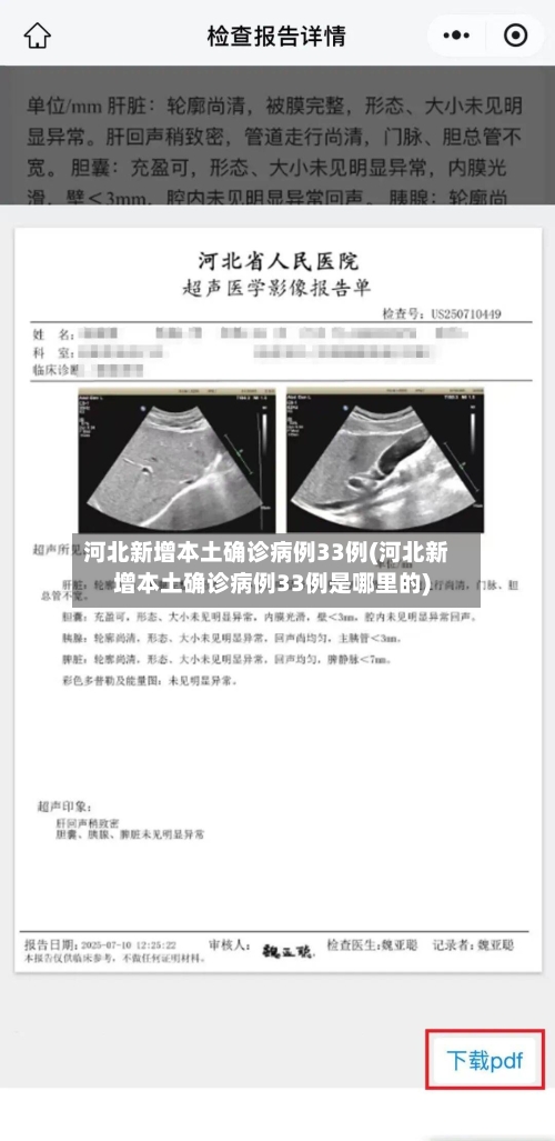 河北新增本土确诊病例33例(河北新增本土确诊病例33例是哪里的)-第2张图片