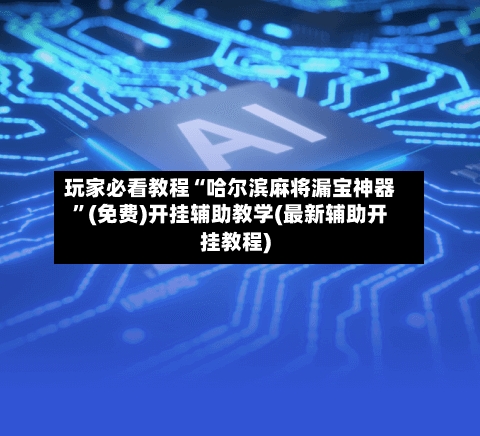 玩家必看教程“哈尔滨麻将漏宝神器”(免费)开挂辅助教学(最新辅助开挂教程)-第2张图片