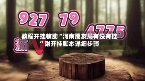 教程开挂辅助“河南朋友局有没有挂”附开挂脚本详细步骤-第1张图片