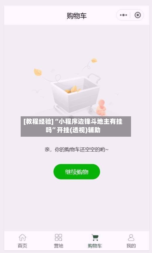 [教程经验]“小程序边锋斗地主有挂吗	”开挂(透视)辅助-第2张图片