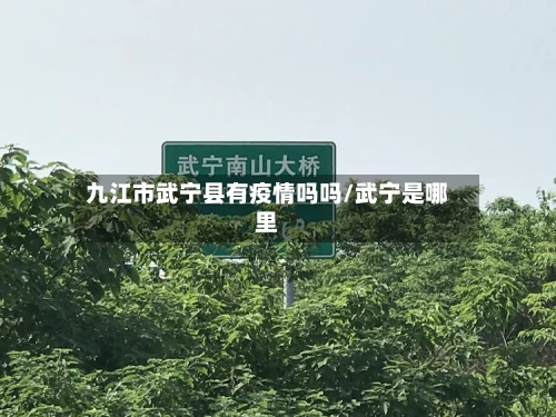 九江市武宁县有疫情吗吗/武宁是哪里-第3张图片