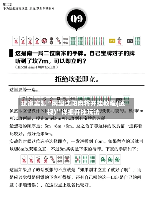 玩家实测“网趣沈阳麻将开挂教程(透视)”详细开挂玩法-第2张图片