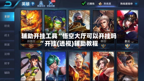 辅助开挂工具“悟空大厅可以开挂吗”开挂(透视)辅助教程-第1张图片