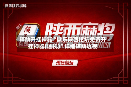 辅助开挂神器“微乐陕西挖坑免费开挂神器(透视)”详细辅助透视-第1张图片