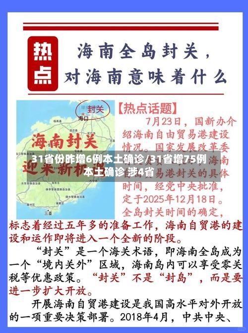31省份昨增6例本土确诊/31省增75例本土确诊 涉4省-第3张图片
