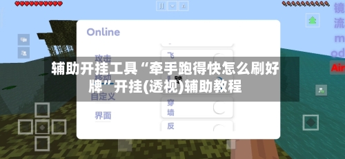 辅助开挂工具“牵手跑得快怎么刷好牌	”开挂(透视)辅助教程-第2张图片