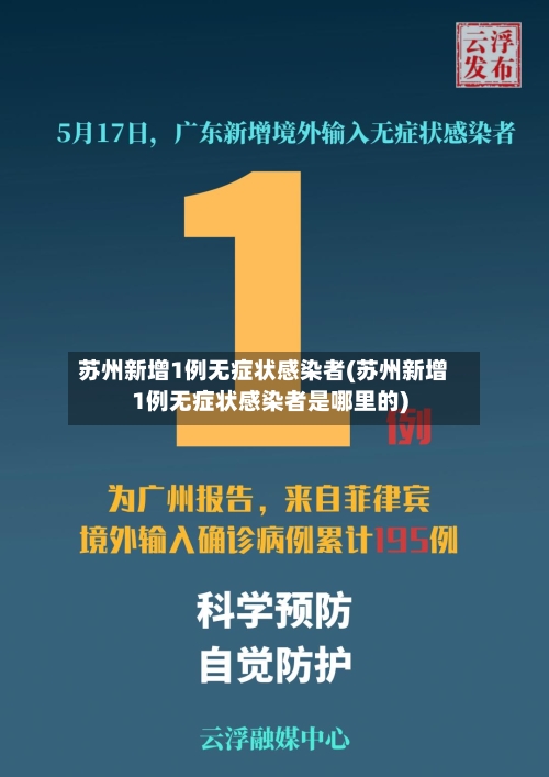 苏州新增1例无症状感染者(苏州新增1例无症状感染者是哪里的)-第1张图片