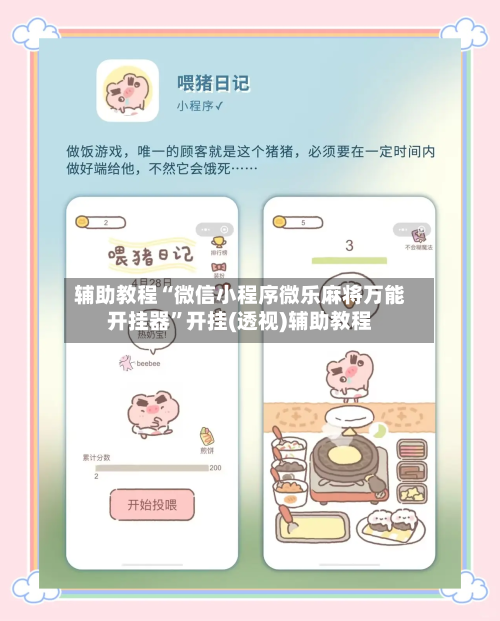 辅助教程“微信小程序微乐麻将万能开挂器	”开挂(透视)辅助教程-第2张图片
