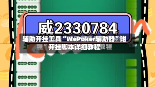 辅助开挂工具“WePoker辅助器”附开挂脚本详细教程-第3张图片