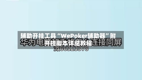 辅助开挂工具“WePoker辅助器”附开挂脚本详细教程-第2张图片