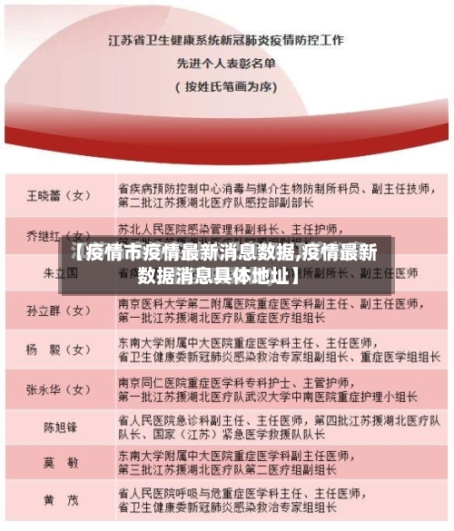 【疫情市疫情最新消息数据,疫情最新数据消息具体地址】-第3张图片