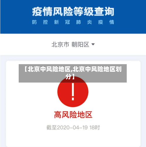 【北京中风险地区,北京中风险地区划分】-第1张图片