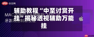 辅助教程“中至讨赏开挂”揭秘透视辅助万能挂-第2张图片