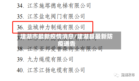 建湖市最新疫情消息/建湖县最新防疫通告-第2张图片