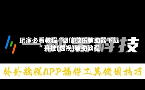 玩家必看教程“微信微乐辅助器下载	”开挂(透视)辅助教程-第1张图片
