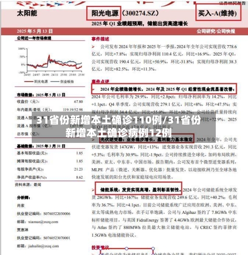 31省份新增本土确诊110例/31省份新增本土确诊病例12例-第2张图片