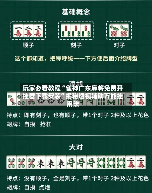 玩家必看教程“雀神广东麻将免费开挂器下载安装”揭秘透视辅助万能挂用法-第2张图片