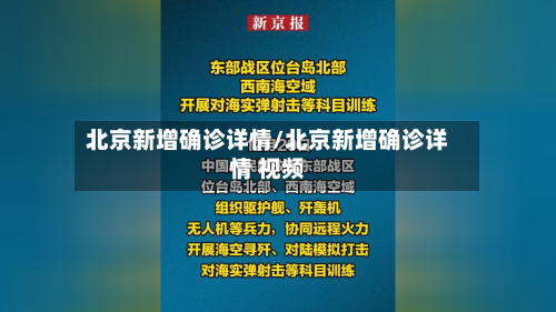 北京新增确诊详情/北京新增确诊详情 视频-第1张图片