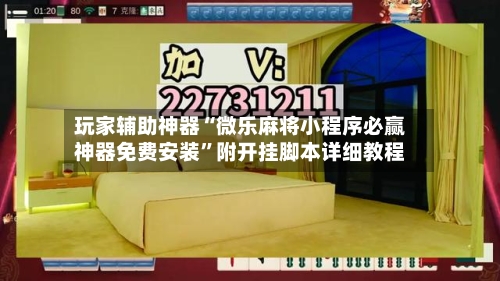 玩家辅助神器“微乐麻将小程序必赢神器免费安装”附开挂脚本详细教程-第2张图片