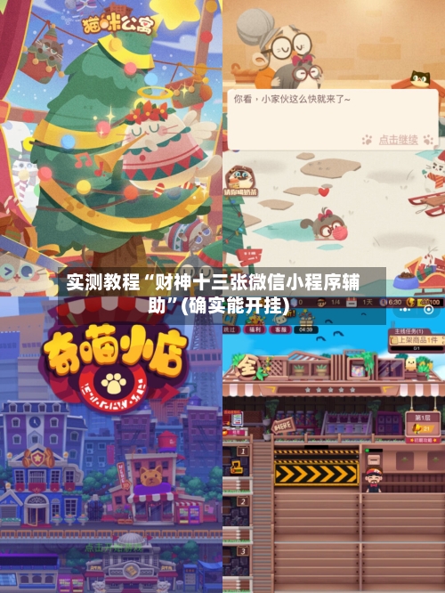 实测教程“财神十三张微信小程序辅助”(确实能开挂)-第1张图片