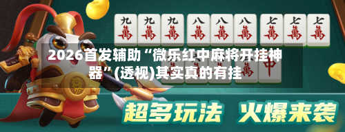 2026首发辅助“微乐红中麻将开挂神器	”(透视)其实真的有挂-第2张图片