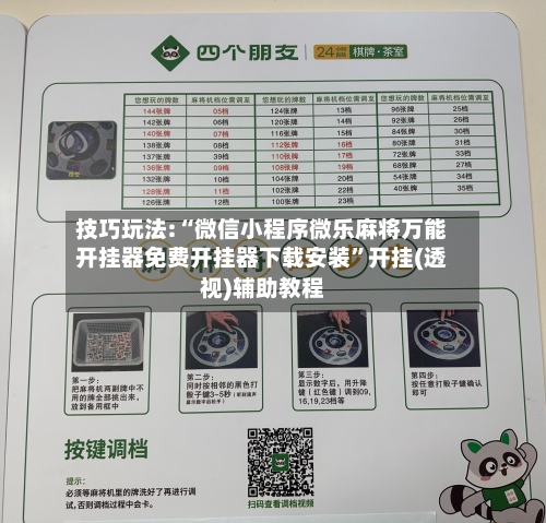 技巧玩法:“微信小程序微乐麻将万能开挂器免费开挂器下载安装”开挂(透视)辅助教程-第2张图片