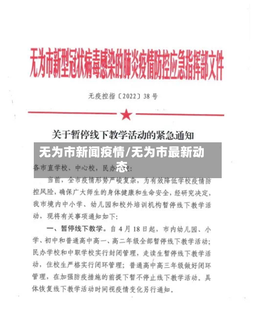 无为市新闻疫情/无为市最新动态-第2张图片