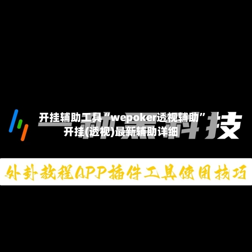 开挂辅助工具“wepoker透视辅助”开挂(透视)最新辅助详细-第1张图片