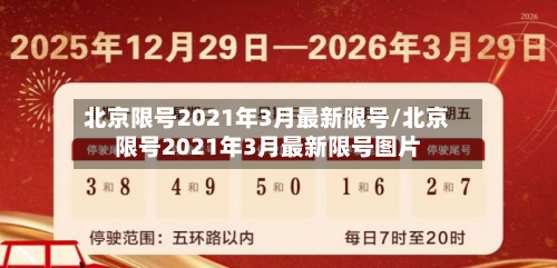 北京限号2021年3月最新限号/北京限号2021年3月最新限号图片-第1张图片