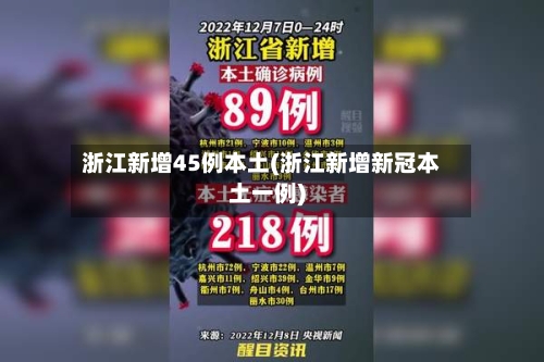 浙江新增45例本土(浙江新增新冠本土一例)-第1张图片