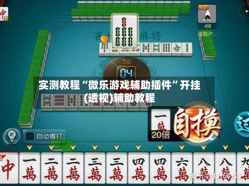 实测教程“微乐游戏辅助插件”开挂(透视)辅助教程-第1张图片