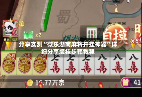 分享实测“微乐湖南麻将开挂神器”详细分享装挂步骤教程-第1张图片