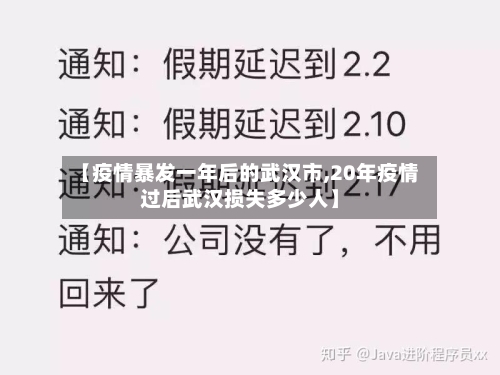 【疫情暴发一年后的武汉市,20年疫情过后武汉损失多少人】-第3张图片