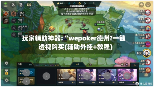 玩家辅助神器:“wepoker德州?一键透视购买(辅助外挂+教程)-第2张图片