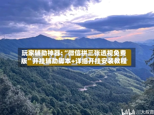玩家辅助神器:“微信拼三张透视免费版”开挂辅助脚本+详细开挂安装教程-第3张图片