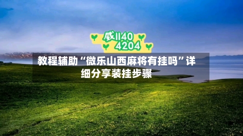 教程辅助“微乐山西麻将有挂吗”详细分享装挂步骤-第3张图片