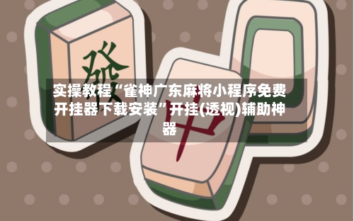实操教程“雀神广东麻将小程序免费开挂器下载安装”开挂(透视)辅助神器-第3张图片