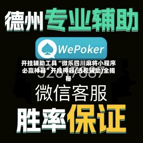 开挂辅助工具“微乐四川麻将小程序必赢神器”开挂神器{透视辅助}全揭秘-第3张图片